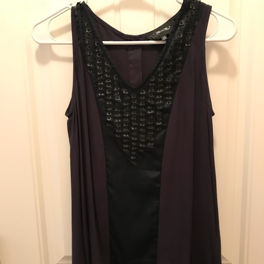 Navy blue top